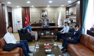 Nüfus ve Vatandaşlık İşleri Genel Müdürü Şefik Aygöl'e Hayırlı Olsuna Gittik